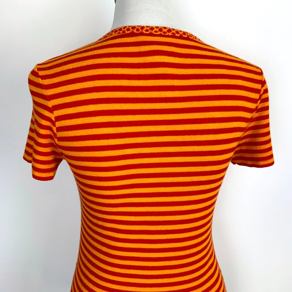 KENZO Jeans Vintage Y2K Modal Knit Multicolor Top Tee Sz XL (M) - Picture 5 of 16
